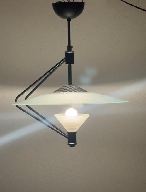 Plafondlamp - Frosted glass - Italiaans design, Antiek en Kunst, Kunst | Designobjecten