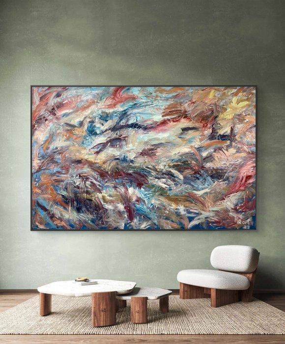 Krom - Koi - XXL, Antiek en Kunst, Kunst | Schilderijen | Modern