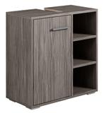 Wastafelkast Neptunus 60 x 28 x 60 cm Grijs Eiken, Verzenden, Nieuw, Wastafelkast