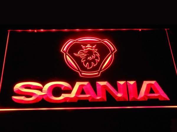 Scania vrachtwagen neon bord lamp LED  verlichting reclame l, Verzamelen, Merken en Reclamevoorwerpen, Nieuw, Verzenden