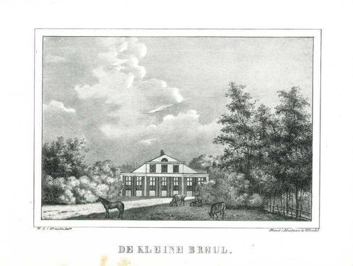 Zicht op Zeist, Antiek en Kunst, Kunst | Etsen en Gravures