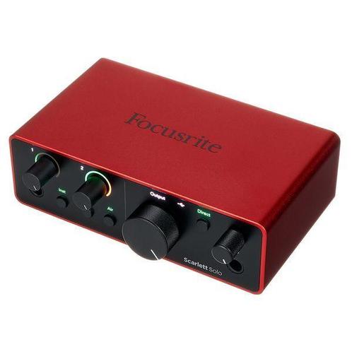 Focusrite Scarlett Solo 4th Gen, Computers en Software, Geluidskaarten, Nieuw, Ophalen of Verzenden