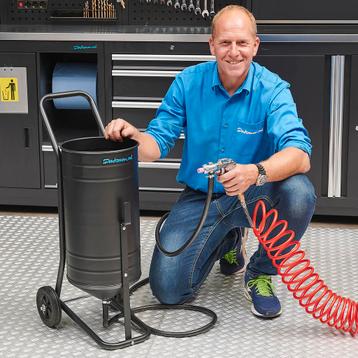 Datona Mobiele zandstraler - 50 liter - Datona - Matzwart beschikbaar voor biedingen