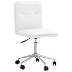 vidaXL Eetkamerstoel kunstleer wit, Huis en Inrichting, Stoelen, Verzenden, Nieuw, Wit