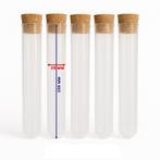 XXL kunststof reageerbuis (80 ml, PP, met kurk), Ophalen of Verzenden, Nieuw