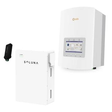 Solis 3,6 kW hybride omvormer + Soluna 9,6 kWh thuisbatterij beschikbaar voor biedingen