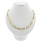 Gouden cardano schakelketting, Ophalen of Verzenden, Gebruikt, Overige kleuren, Goud