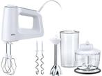 Braun Multimix 3 HM3137WH - Handmixer - 5 snelheden - Wit, Witgoed en Apparatuur, Verzenden, Zo goed als nieuw