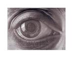 M.C. Escher - “Eye, 1946”. Gedateerd en gesigneerd in de, Antiek en Kunst