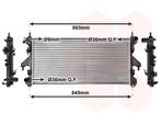 RADIATOR VOOR FIAT DUCATO 2006-2014, Ophalen of Verzenden, Nieuw