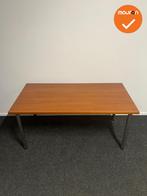 Kusch & Co vergadertafel - 160x80cm - Beuken/kastanje - gepo, Vergader- of Presentatieruimte, Ophalen of Verzenden, Gebruikt, Bureau