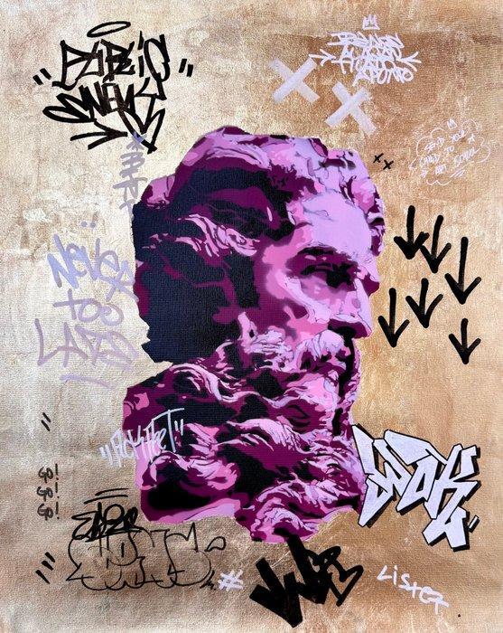 Quiona+ (1987) - Gold Zeus’ (No Reserve Price), Antiek en Kunst, Kunst | Schilderijen | Modern