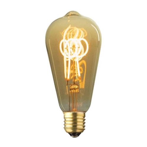 E27 LED lamp | Edison | 4 watt | 2000K extra warm dimbaar, Huis en Inrichting, Lampen | Losse lampen, E27 (groot), Nieuw, 30 tot 60 watt