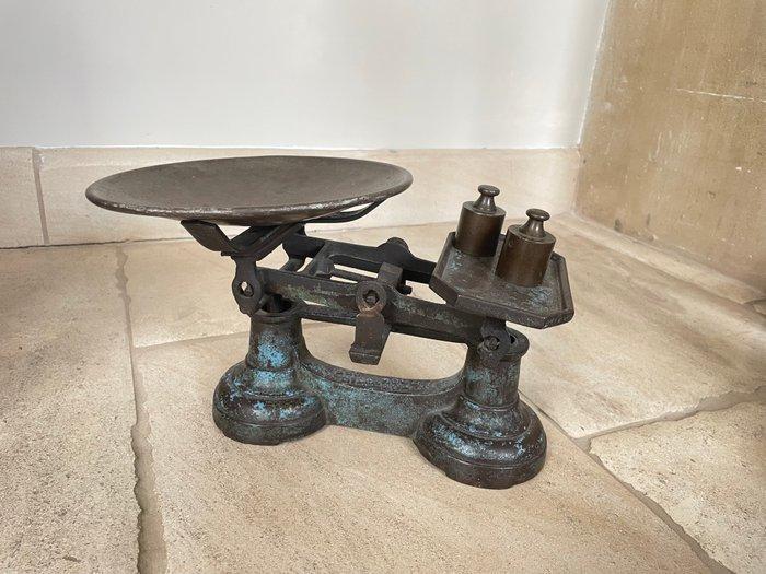 Weegschaal - Gietijzer - antieke weegschaal, Antiek en Kunst, Curiosa en Brocante