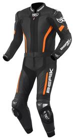 Berik Losail Zwart Oranje 2-Delig Motorpak, Motoren, Kleding | Motorkleding, Nieuw met kaartje, Berik, Heren, Combipak