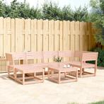 vidaXL 6-delige Loungeset massief douglashout, Verzenden, Nieuw, 6 zitplaatsen, Loungeset