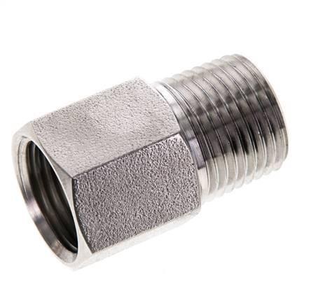 1/2 NPT x 1/2 NPT M/F RVS Extension 345 Bar - Hydrauliek, Doe-het-zelf en Verbouw, Overige Doe-het-zelf en Verbouw, Nieuw, Verzenden