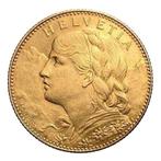 Zwitserland. 10 Francs 1915 Swiss Gold 10 Francs Vreneli