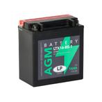 Landport (LP) LTX16-BS-1 12 volt 14,0 ah AGM motor accu, Ophalen of Verzenden, Nieuw