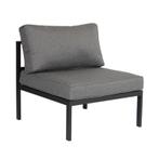*WOONWINKEL* Brafab Leone Modulaire Loungeset Center Zwart, Tuin en Terras, Tuinsets en Loungesets, Verzenden, Nieuw