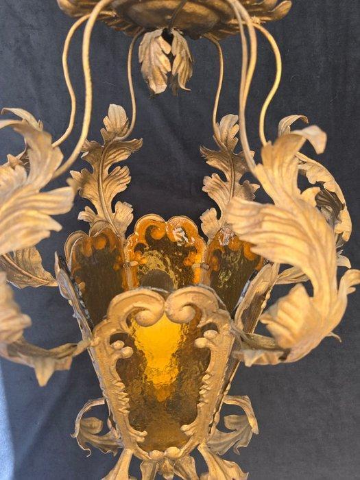 Kroonluchter - Metaal - Gouden antieke hanglamp, Huis en Inrichting, Overige Huis en Inrichting