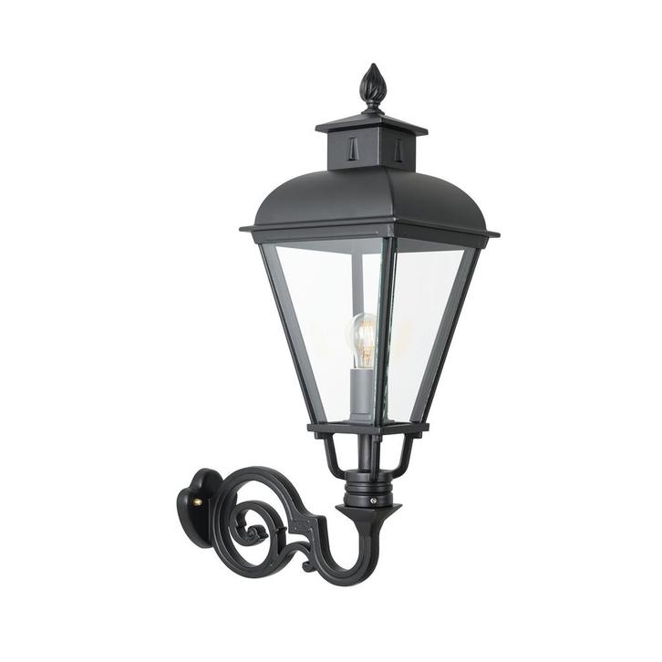 Buitenlamp vierkant mat zwart Vondel A Buitenverlichting, Tuin en Terras, Buitenverlichting, Verzenden