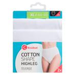 Kruidvat Cotton Shape Highleg Damesslips, Verzenden, Wit