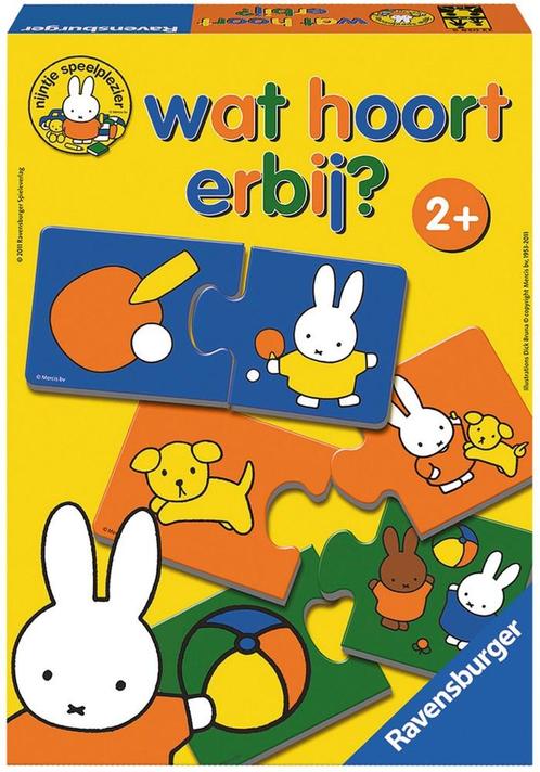 Nijntje: Wat hoort erbij? | Ravensburger - Kinderspellen, Hobby en Vrije tijd, Gezelschapsspellen | Bordspellen, Nieuw, Verzenden