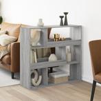 vidaXL Kamerscherm 100x33x94,5 cm bewerkt hout grijs sonoma, Verzenden, Nieuw, Overige houtsoorten