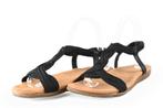 Sub55 Sandalen in maat 39 Zwart | 10% extra korting, Verzenden, Zwart, Sandalen of Muiltjes, Sub55