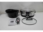 Crock Pot CR605 - Slowcooker - 5.7 liter - Zilver/Zwart, Verzenden, Zo goed als nieuw