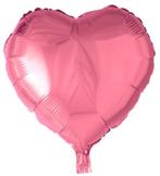 Folieballon hartvorm roze, Verzenden, Nieuw, Versiering, Valentijn of Romantisch