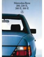 1985 MERCEDES BENZ E KLASSE BROCHURE NEDERLANDS, Nieuw, Author