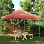 vidaXL Partytent inklapbaar pop-up 292x292x315 cm terracotta, Tuin en Terras, Verzenden, Nieuw