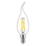 Philips MASTER LED E14 Gebogen-tip Kaars Filament Helder, Led-lamp, E14 (klein), Nieuw, Ophalen of Verzenden