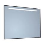 Spiegel Sanicare Q-Mirrors 100x70 cm Vierkant Met Aan De, Ophalen of Verzenden, Nieuw, Chroom, Bad