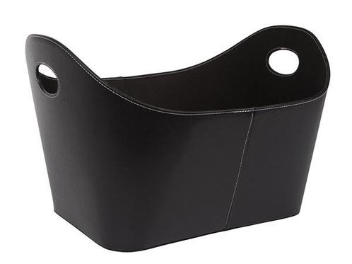 Velleman Velleman perel houtmand zwart lederlook 56 x 43 x, Doe-het-zelf en Verbouw, Verwarming en Radiatoren, Nieuw, Verzenden