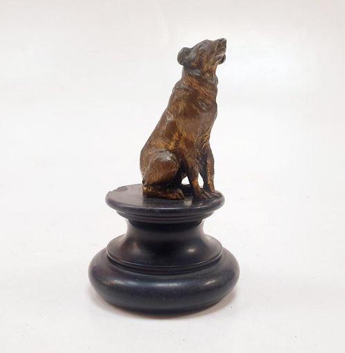 Charles Paillet (1871-1937) - sculptuur, Chien de berger, Antiek en Kunst, Antiek | Keramiek en Aardewerk