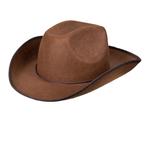 Cowboyhoed Bruin, Verzenden, Nieuw