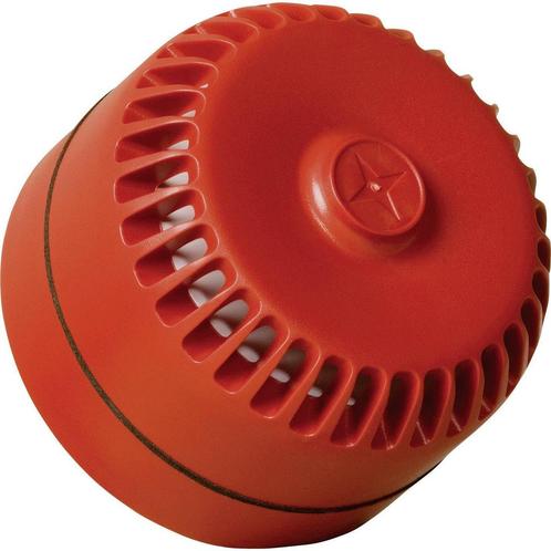 Bedrade brandsirene kleur rood met standaard sokkel, Doe-het-zelf en Verbouw, Alarmsystemen