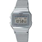 Casio Vintage Unisex Horloge 33 mm - Zilverkleurig A700WEM-7, Verzenden, Nieuw