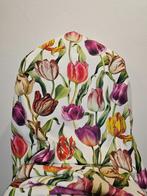 Exclusieve bloemenstof met realistische tulpen - 300x280cm -