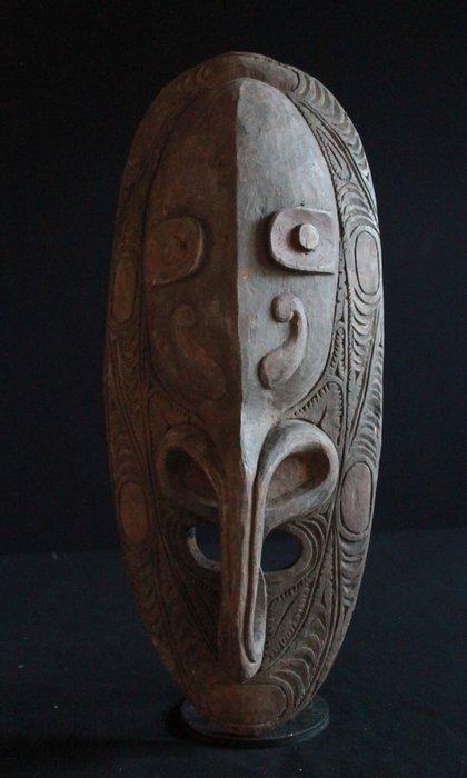 Mystieke masker uit de Sepik - Papoea-Nieuw-Guinea (Zonder, Antiek en Kunst, Kunst | Niet-Westerse kunst