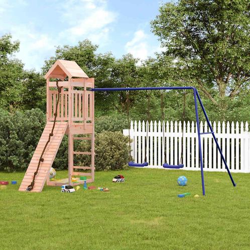 vidaXL Speelhuis massief douglashout, Kinderen en Baby's, Speelgoed | Buiten | Speeltoestellen, Nieuw, Verzenden