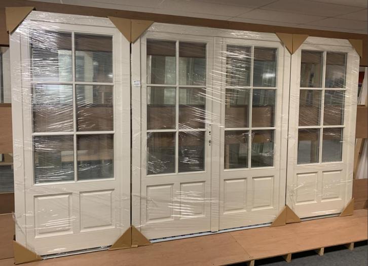Luxe hardhouten kozijnen HR++ glas OP=OP, Doe-het-zelf en Verbouw, Kozijnen en Schuifpuien, Raamkozijn, Nieuw, Inclusief glas