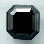 Diamant - 3.54 ct - Smaragd - Black - N/A, Sieraden, Tassen en Uiterlijk, Edelstenen, Nieuw