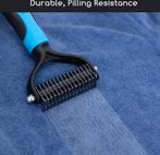 Hondenbadjas - Badjas hond - Ruglengte 50 cm - M - Blauw - N, Dieren en Toebehoren, Verzenden, Zo goed als nieuw