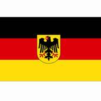 Duitse vlag met adelaar, vlag adelaar Duitsland, Nieuw, Verzenden