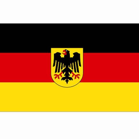 Duitse vlag met adelaar, vlag adelaar Duitsland, Diversen, Vlaggen en Wimpels, Verzenden
