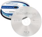 MediaRange | BD-R | 25 GB | 6x Speed | Cakebox | 10 Stuks, Computers en Software, Beschrijfbare discs, Nieuw, Verzenden